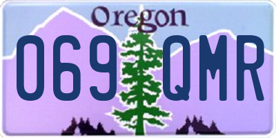 OR license plate 069QMR