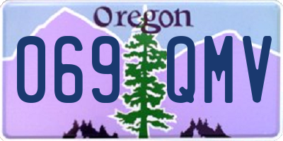 OR license plate 069QMV