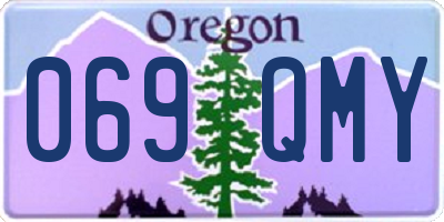 OR license plate 069QMY