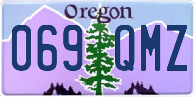 OR license plate 069QMZ