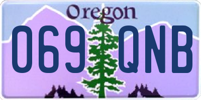 OR license plate 069QNB