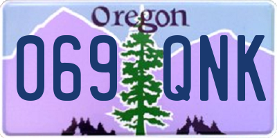 OR license plate 069QNK