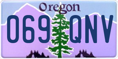 OR license plate 069QNV