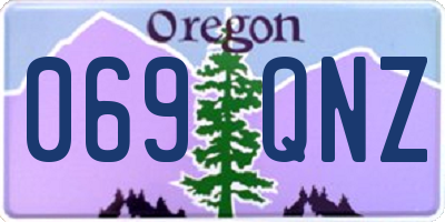 OR license plate 069QNZ