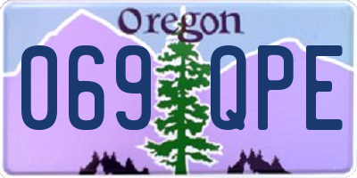 OR license plate 069QPE