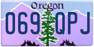 OR license plate 069QPJ