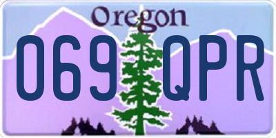 OR license plate 069QPR