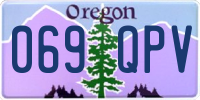 OR license plate 069QPV