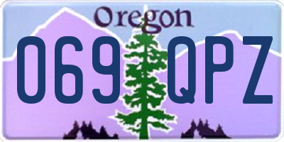 OR license plate 069QPZ