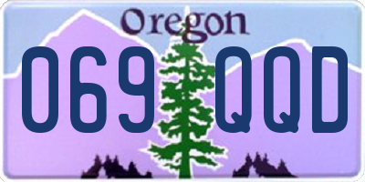 OR license plate 069QQD