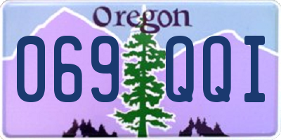 OR license plate 069QQI