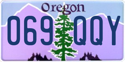OR license plate 069QQY