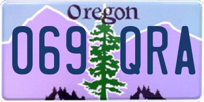 OR license plate 069QRA