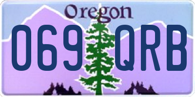 OR license plate 069QRB