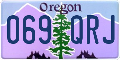 OR license plate 069QRJ
