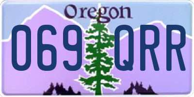 OR license plate 069QRR