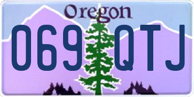 OR license plate 069QTJ