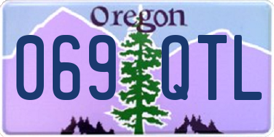 OR license plate 069QTL