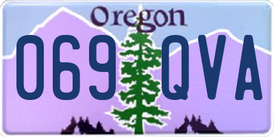 OR license plate 069QVA