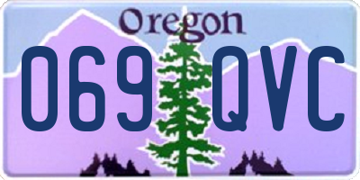 OR license plate 069QVC