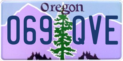 OR license plate 069QVE