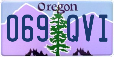 OR license plate 069QVI