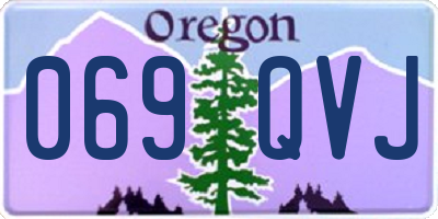 OR license plate 069QVJ