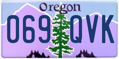 OR license plate 069QVK