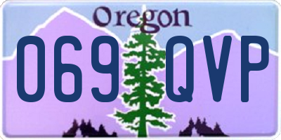 OR license plate 069QVP