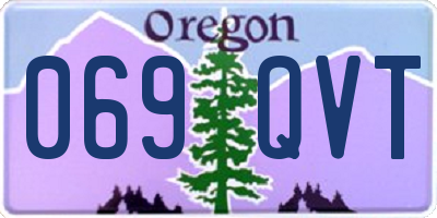 OR license plate 069QVT