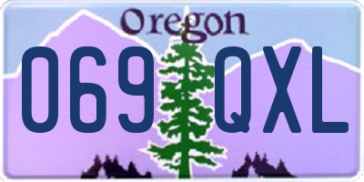 OR license plate 069QXL