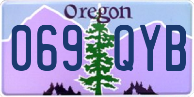 OR license plate 069QYB
