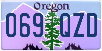 OR license plate 069QZD