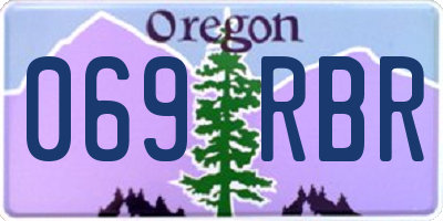 OR license plate 069RBR