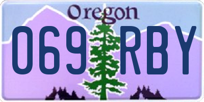 OR license plate 069RBY