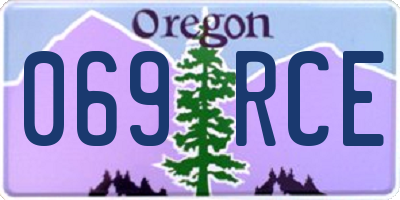 OR license plate 069RCE