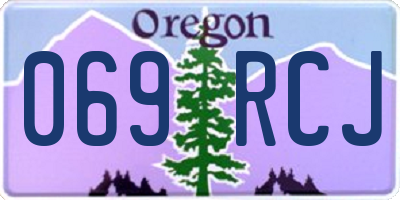 OR license plate 069RCJ