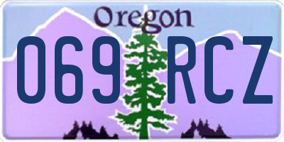 OR license plate 069RCZ