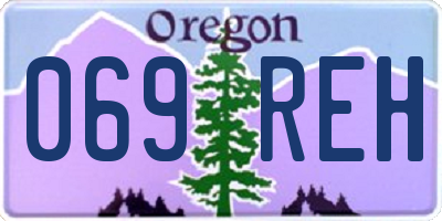 OR license plate 069REH