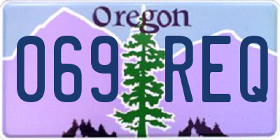 OR license plate 069REQ