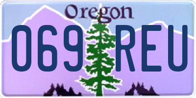 OR license plate 069REU