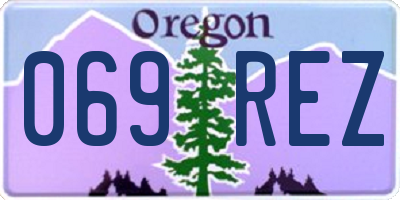 OR license plate 069REZ