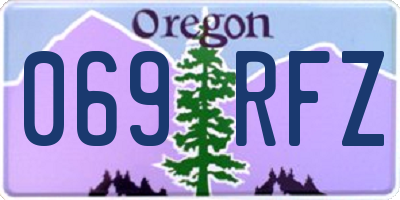 OR license plate 069RFZ