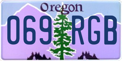 OR license plate 069RGB
