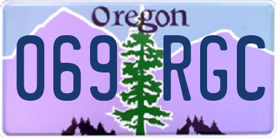 OR license plate 069RGC