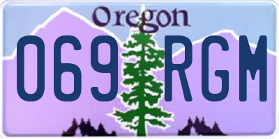 OR license plate 069RGM