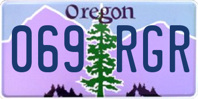 OR license plate 069RGR