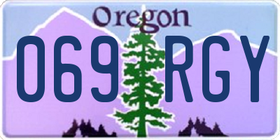 OR license plate 069RGY