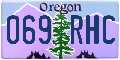 OR license plate 069RHC