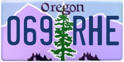 OR license plate 069RHE
